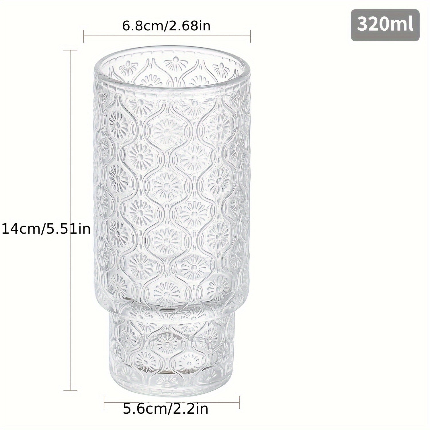 4-Pack 11oz BPA-Free Vertical Stackable Glass Cups with Leak-Proof Lids & Straws - Insulated Reusable Camping Cups for Cold Brew, Beer, Juice, Outdoor Activities, Picnics, Beach, Holiday Gifts (Polka Dot Design), Picnic Essentials, Elegant Party Glasses,