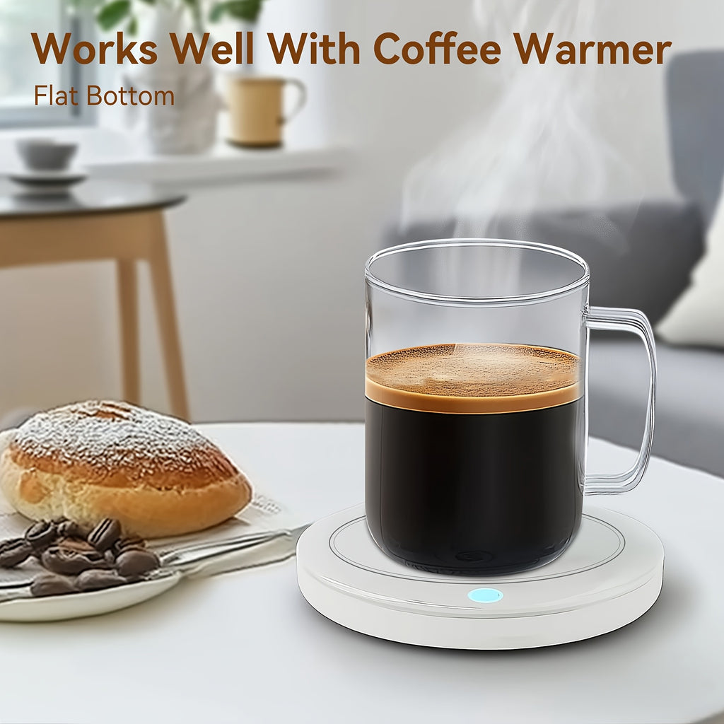 Large Glass Coffee Mug with Lids, 20oz Coffee Mugs, Clear Coffee Cups with Walnut Wood Lids, Glass Mugs with Handles, Oversized Coffee Mug Set Of 2 with 2 Spoons, Suitable for Tea, Milk, Juice, And Coffee